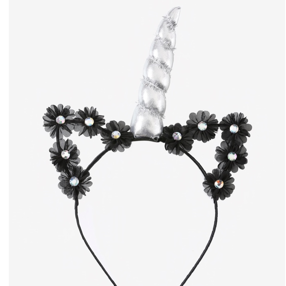 CAT UNICORN FLOWER HEADBAND